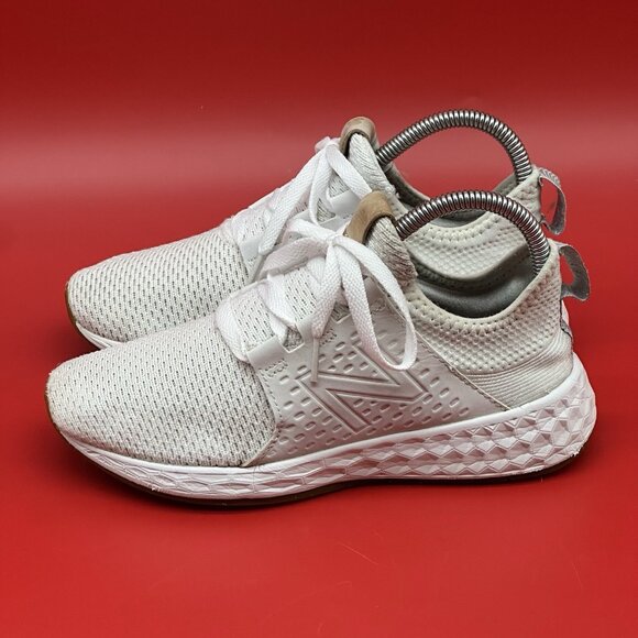 New Balance Fresh Foam Cruz V1 White Mesh Running Shoes Sneakers Women's Size 6B - Picture 4 of 10